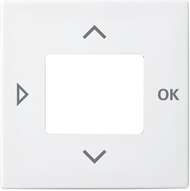 Zentralscheibe für Zeitschaltuhr mit Aufdruck Pfeile OK alpinweiß - balance SI