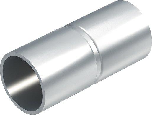 Aluminiumverbindungsmuffe ohne Gewinde ø32mm, Alu