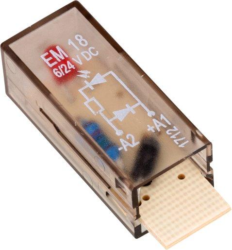 LED - Steckmodul rot 6 - 24 V AC / DC