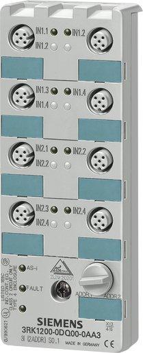 AS-I Kompaktmodul IP67 Digital 4E/4A 4x1 Eing. max. 200mA