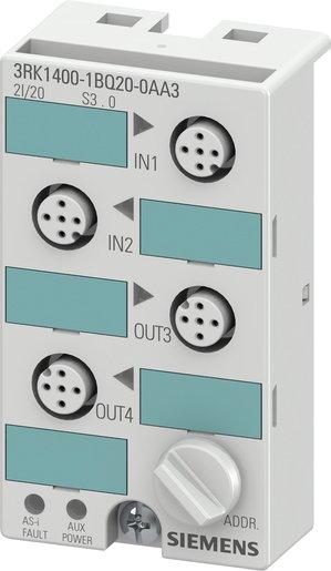 AS-I Kompaktmodul K45 IP67 Digital 2 Ein-/Ausg. 2x1 Eing. max. 200mA