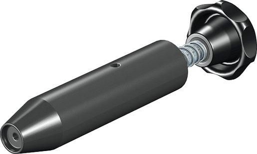 Kunststoffnietwerkzeug Größe 2 Ø 6 mm POM schwarz