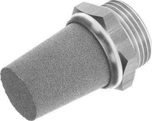 AMTE Schalldämpfer Außengewinde G3/8 Durchfluss = 5430 l/min