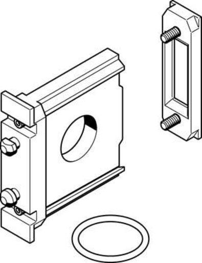 Modulverbinder für pneumatische Wartungseinheiten Baugröße 6