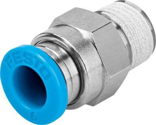 Quick Star gerade Steckverschr. Standard Außengew. P1: 1/4 - P2: 4 mm