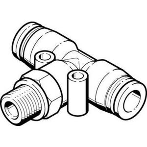 Quick Star T - Steckverschr. Standard Außengew. P1: G1/2 - P2: 16 mm