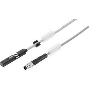 SME Näherungsschalter Zylinder mit T-Nut 24V DC / 1S Kabel 0,3 m M8