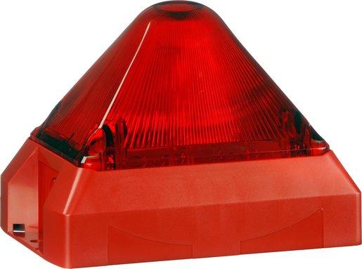 PYRA Blitzleuchte ROT 24 V DC/DC Gehäuse rot