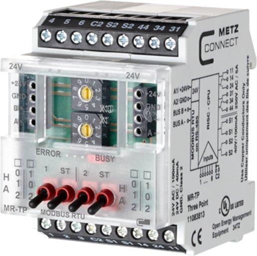 Modbus I/O Modul RTU 6 digitale Eingänge / 2 zweistufige Relaisausgänge MR-TP