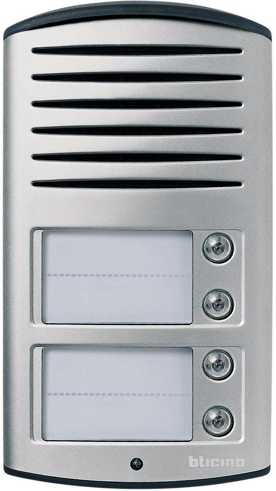 Aufputz Türstation Linea 2000 Audio mit 4 Ruftasten 2-Draht