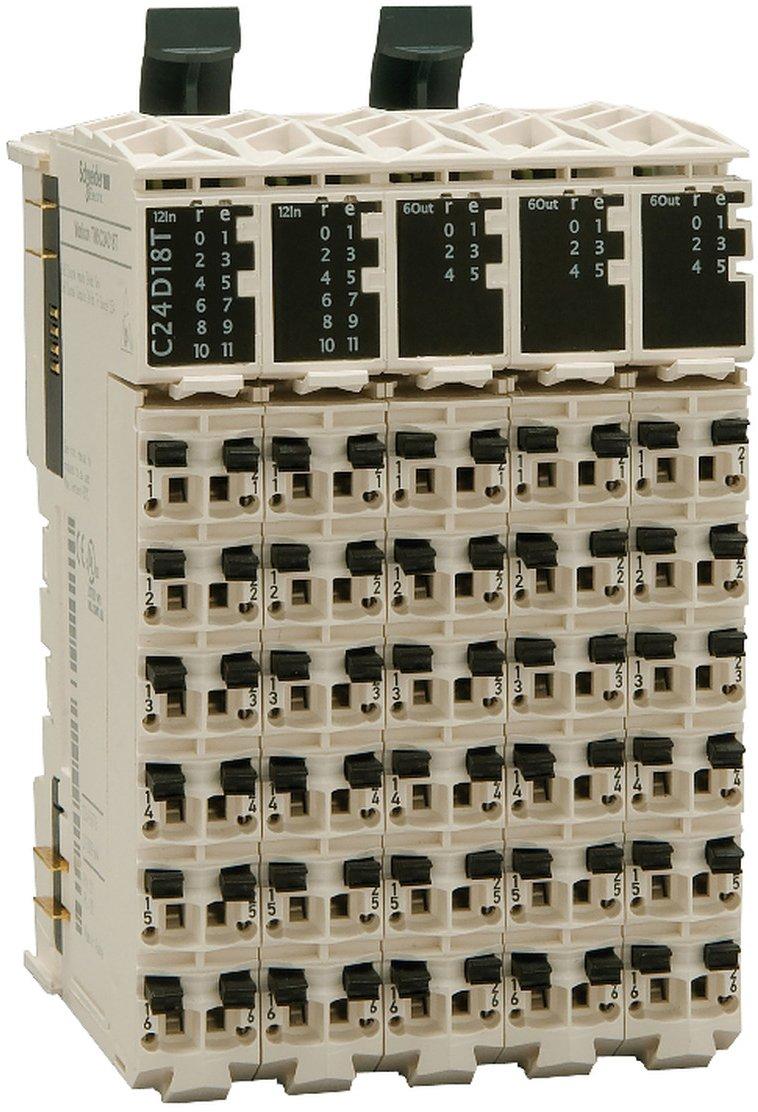 TM5 Kompakter E/A-Erweiterungsblock 36 E/A - 24 DI 12 DA Relais