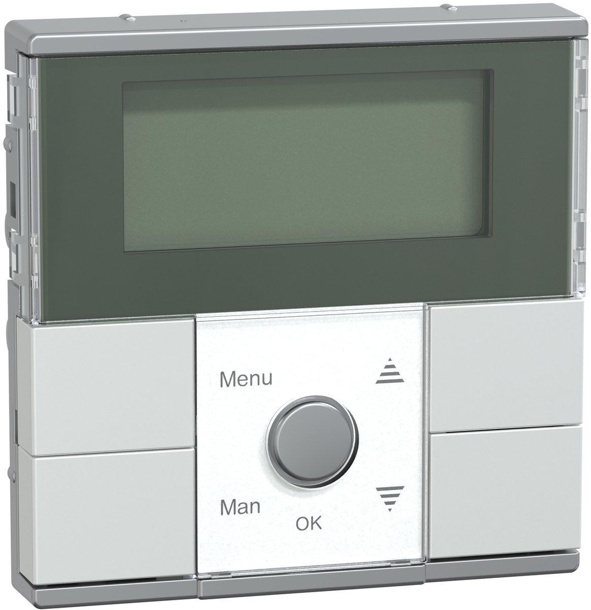 Zeitschaltuhr-Modul Standard für in aluminium edelmatt