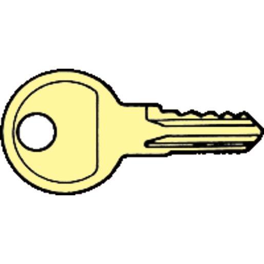Schlüssel zu Schloss RX01