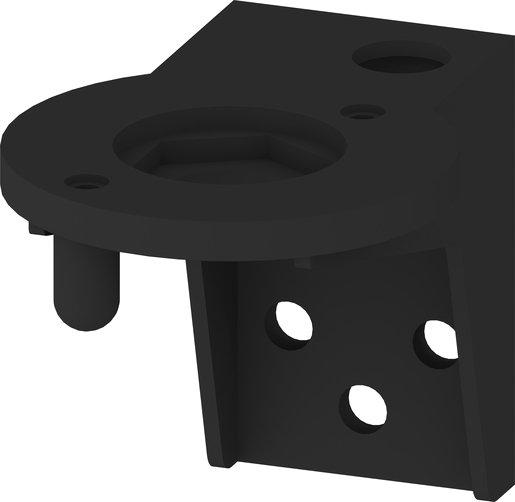 Winkel für Sockelmontage Zub. für Signalsäulen D=70mm