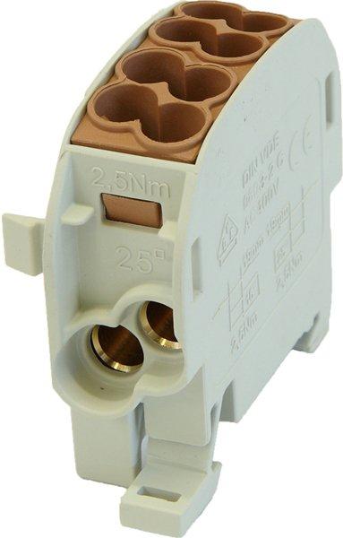 Hauptleitungsklemme 25 mm² anreihbar 1000 V AC/DC