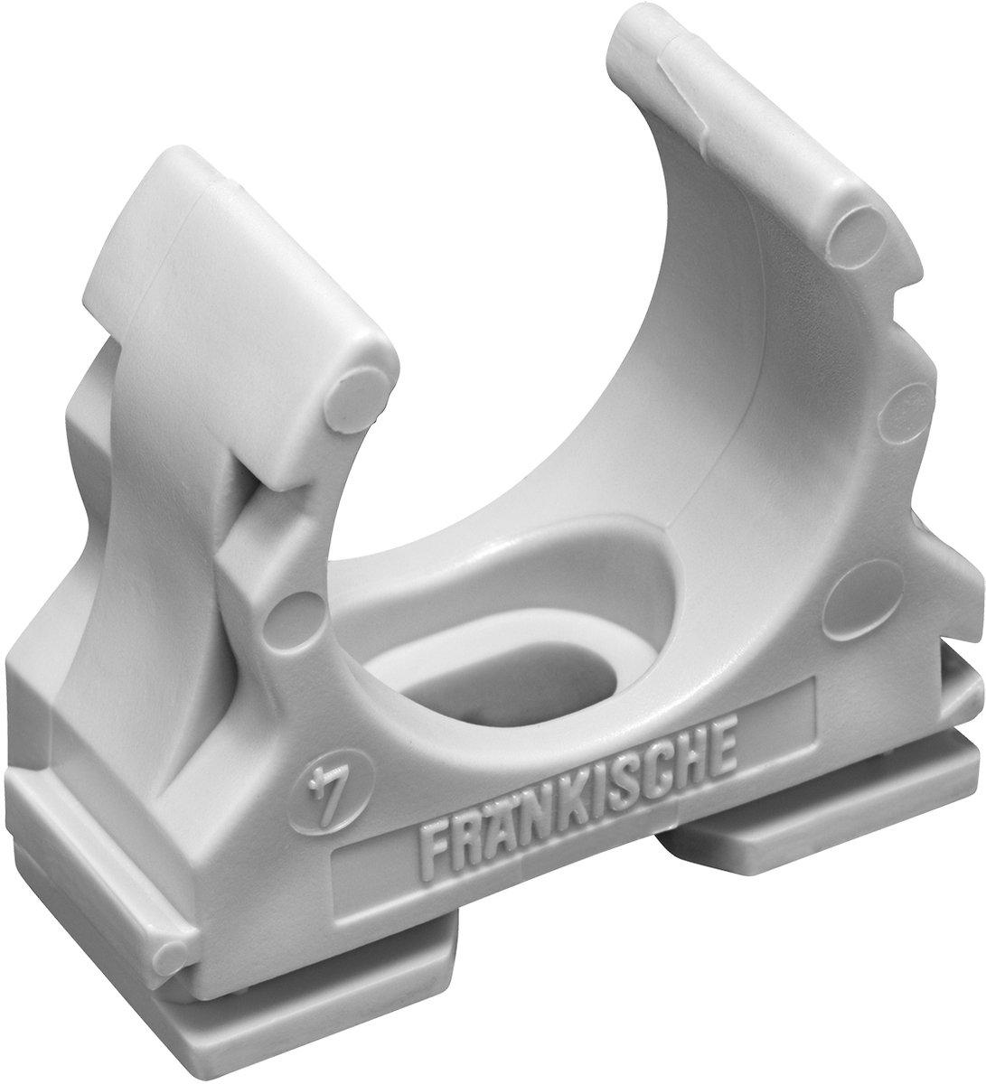 Kunststoff - Klemmschelle clipfix grau