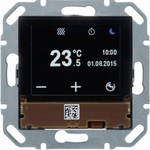 KNX Temperaturregler mit TFT-Display integriertem Busankoppler KNX