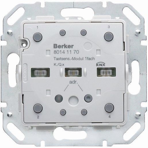 Tastsensor-Modul 1-fach mit integriertem Busankoppler KNX K.1
