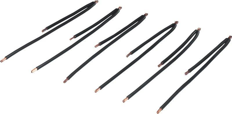 Zwillingsleitungen AWG8 L1=140 mm L2=250 mm