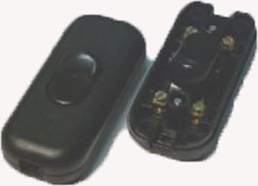 Zwischenschalter schwarz 250 V 2 A