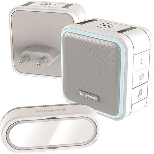 Funk Gong Set mit Klingeltaster Querformat weiß