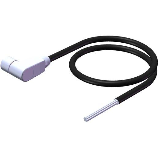 Anschlussleitung mit abgewinkelten Steckverbinder M12 / 5-polig / 10 m