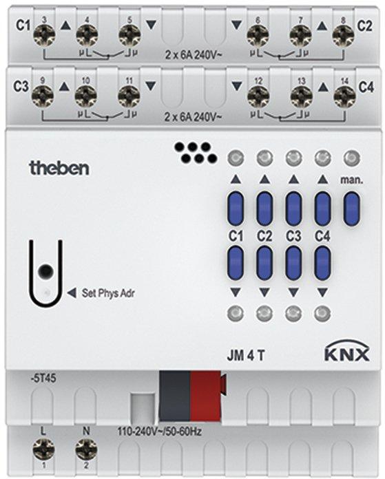 KNX Jalousieaktor 4-fach REG