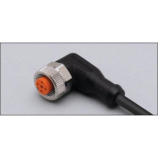 Anschlusskabel mit Buchse PNP 5m PUR schwarz