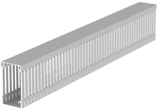 Verdrahtungskanal lichtgrau RAL7035 80x43 U43X