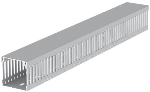 Verdrahtungskanal lichtgrau RAL7035 60x60 U43X