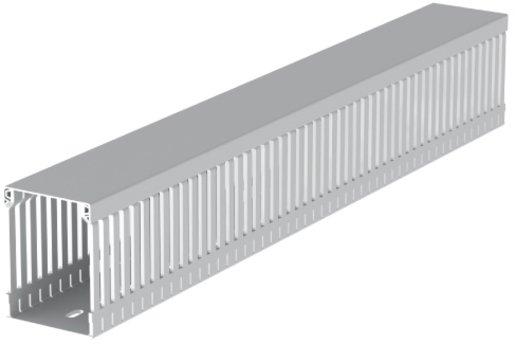 Verdrahtungskanal lichtgrau RAL7035 80x60 U43X