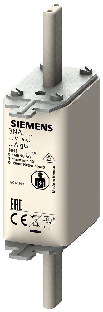NH-Sicherungseinsatz gG mit Stirnkennmelder Gr.1 125A AC500V/DC440V