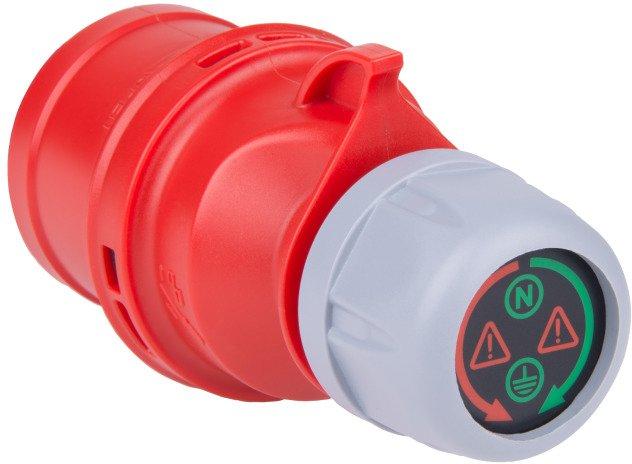 CEE Diagnosestecker 16 A 5-polig 6 h 400 V IP44 mit LED Anzeige