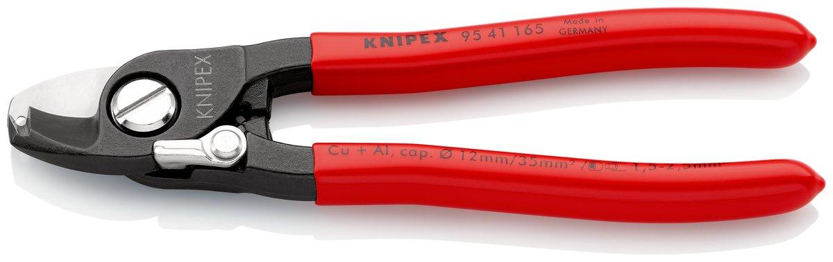 Kabelschere mit Abisolierfunktion 165 mm