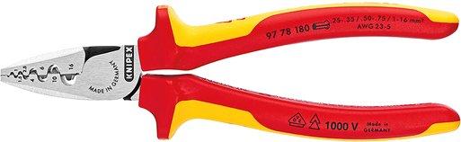 Aderendhülsen - Presszange 0,25 - 16 mm²