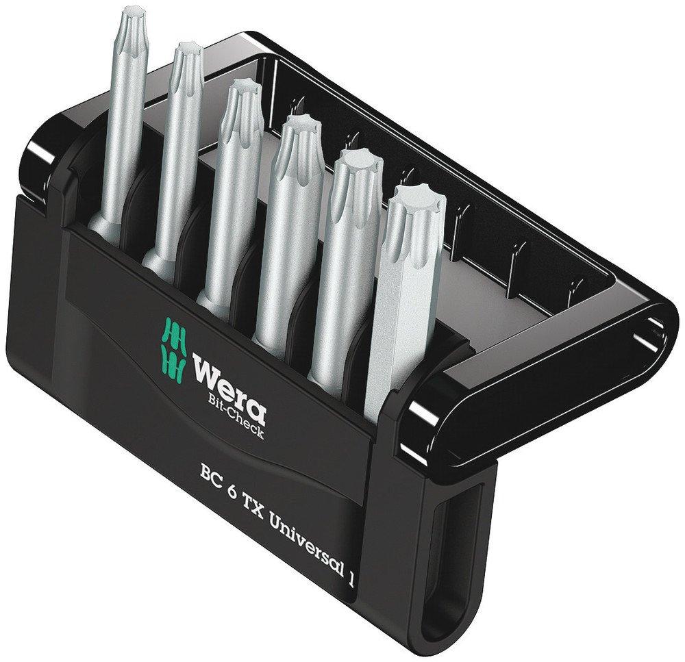 6 TORX Bits in 50 mm Länge im Mini - Check Satz 6-teilig