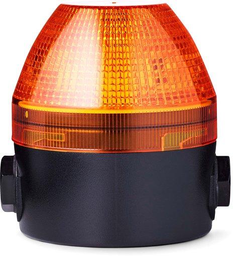 NFS LED Blitz - / Doppelblitzleuchte orange 24 - 48 V AC/DC schwarz