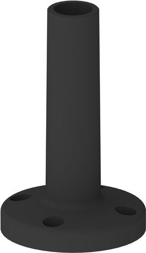 Rohr mit Fuß 100mm für Signalsäulen