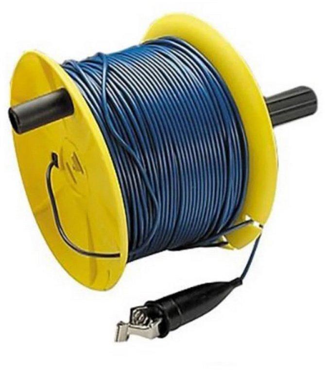 Trommel mit 100 m Messleitung - blau (E)