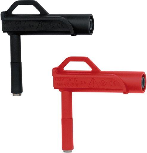 Tastspitze magnetisch 2 Stück rot schwarz