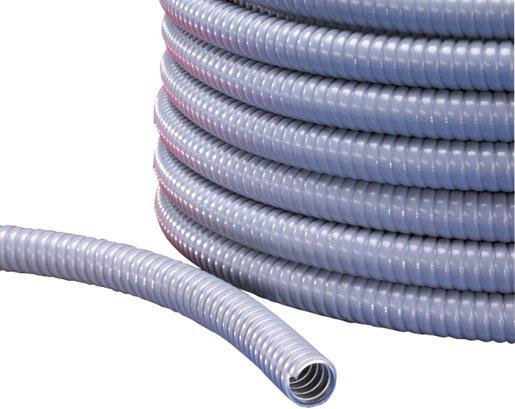Metallschutzschlauch hochflexibel Außendm = 14 mm / L = 10 m PVC