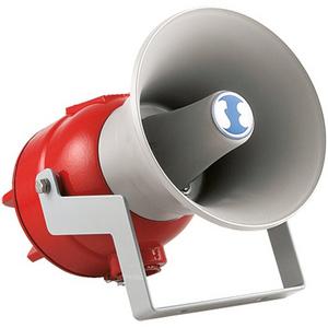 Ex - Elektronische Sirene rot/grau 12 - 24 V AC/DC