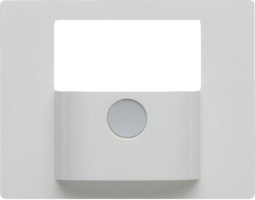 Abdeckung für KNX Bewebungsmelder-Modul K1./K.5 82x82mm polarweiß glänzend