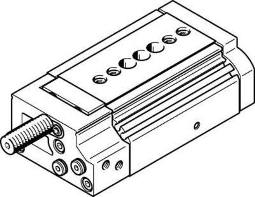 Mini-Schlitten Kugel-Käfig-Führung Baugr. 12 mm / Hub 20 mm P-Dämpf.