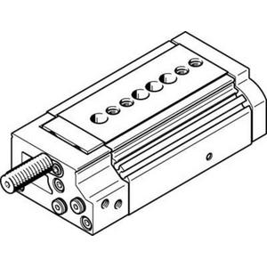 Mini-Schlitten Kugel-Käfig-Führung Baugr. 12 mm / Hub 30 mm Y3-Dämpf.