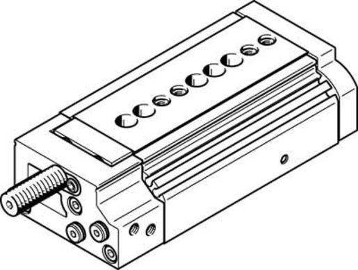 Mini-Schlitten Kugel-Käfig-Führung Baugr. 12 mm / Hub 40 mm P1-Dämpf.