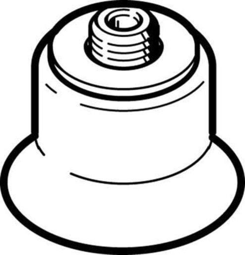 Vakuumsauger Sauger-dm: 20 mm / Volumen: 0,318 cm³ Nitrilkautschuk