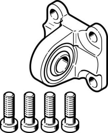 Schwenkflansch pneumatische Antriebe / Zylinder - Baugröße 40