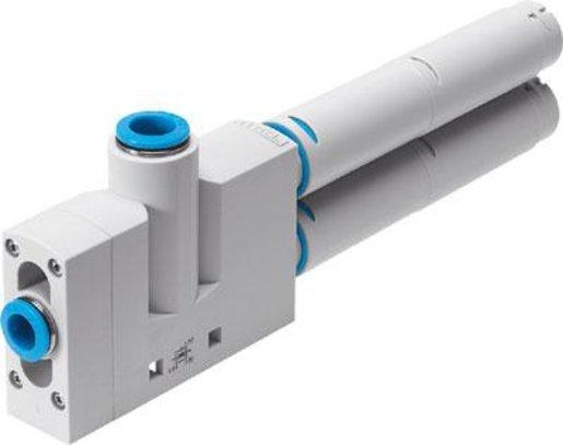 Vakuumsaugdüse T-Form / Steckanschl. Baubr. 24 mm / Lavaldüse 2 mm