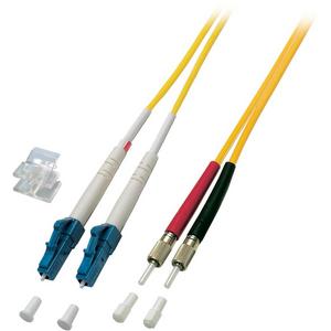 LWL Patchkabel Duplex Jumper LC / DIN 9 / 125µ 10 m LSZH OS2 gelb
